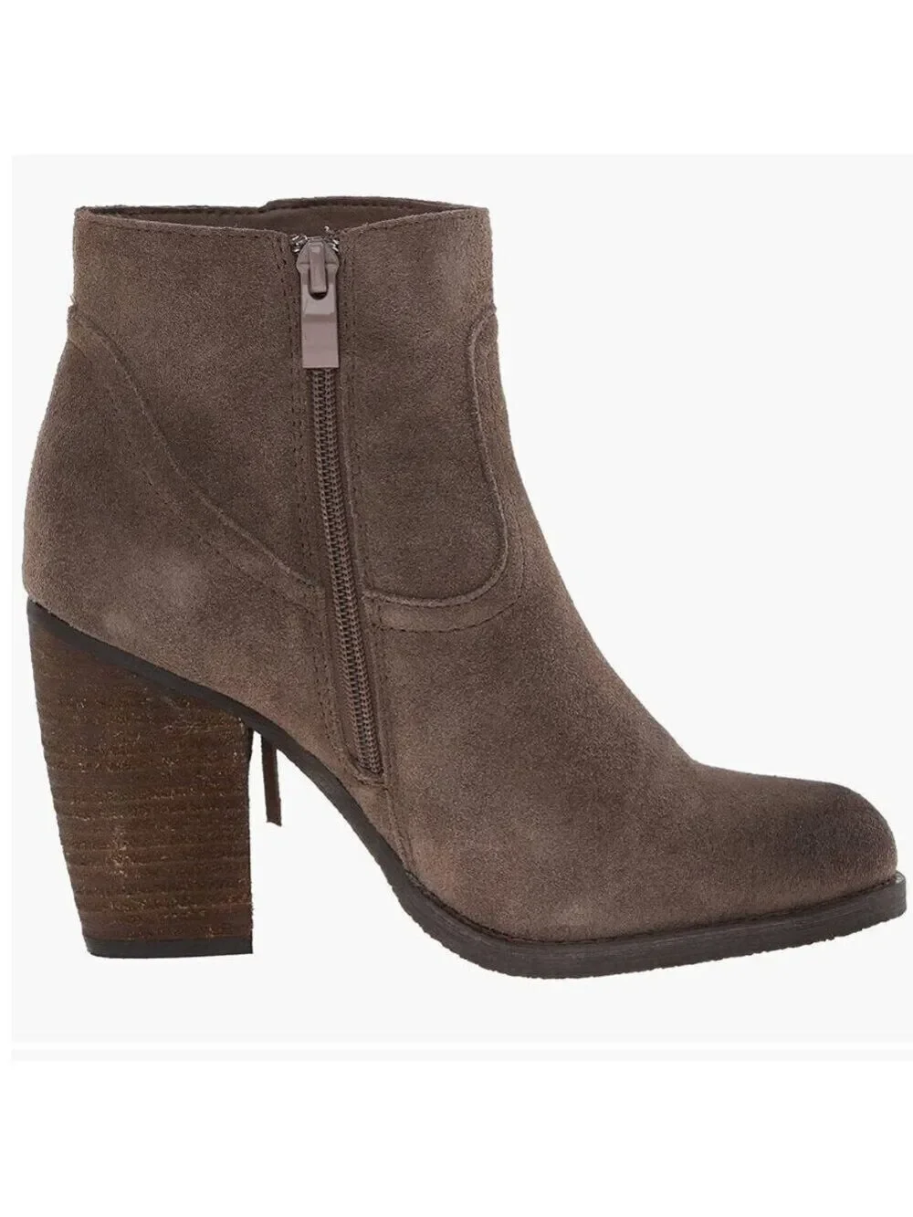 Sbicca Marimba Fringe ankle BOOT WESTERN  Taupe Size 7.5M